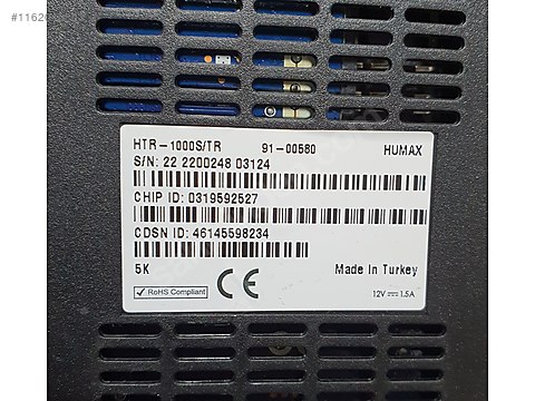 HUMAX HTR 1000S USB PVR MİNİ KASALI HD UYDU ALICISI sahibinden comda