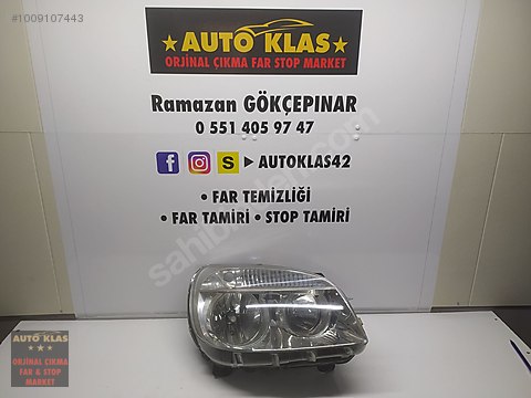 Minivan Panelvan Elektrik FİAT DOBLO 2 SAĞ FAR ORJİNAL ÇIKMA