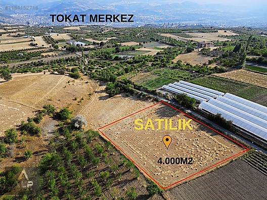 ALP EMLAK TAN TOKAT MERKEZ ÇAMDERE KÖYÜNDE SATILIK TARLA Satılık Arsa