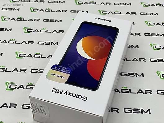 Samsung Galaxy M12 SAMSUNG GALAXY M12 128 GB SİYAH SIFIR KAPALI