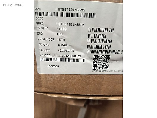 STİ21N65M5 Mosfet sahibinden comda 1222306932