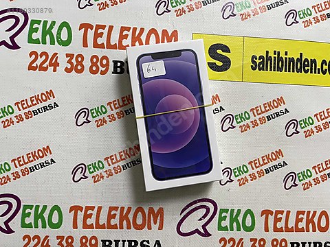 Apple iPhone 12 SIFIR KAPALI KUTU 64 GB İ PHONE 12 MOR RENK EKO