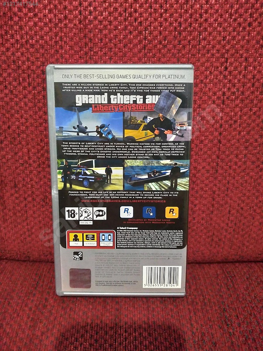 Grand Theft Auto Liberty City Stories Psp Sahibinden Comda