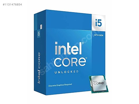 SIFIR KAPALI KUTU Intel Core i5 14600KF 14 NESİL 5 30 GHz İşlemci ve