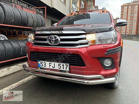 Otomobil Arazi Aracı Dış Aksesuar TOYOTA HİLÜX ÖN KORUMA ÇİFT