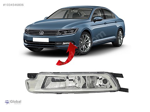 Otomobil Arazi Aracı Elektrik Vw Passat B8 Sol Sis Farı Gündüz