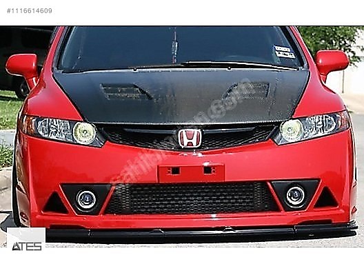 Otomobil Arazi Aracı Dış Aksesuar Honda Civic Fd6 RR Ön Lip