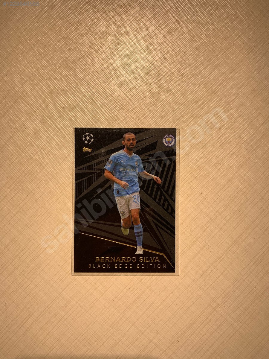 Topps Match Attax 2023 24 Black Edge Bernardo Silva Sahibinden Comda