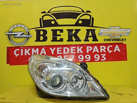 Otomobil Arazi Aracı Elektrik OPEL VECTRA C SAĞ FAR ÇIKMA ORJİNAL