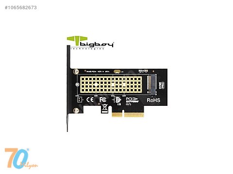 BIGBOY BSSD2242N1T 1TB 22X42MM PCIE 3 0 X4 M 2 NVME NOTEBOOK SSD İlan