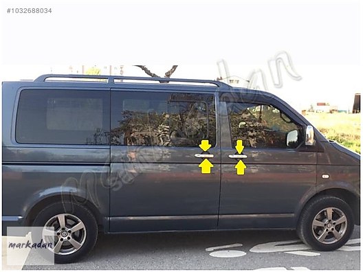 Minivan Van Dış Aksesuar WOC Chrome VW T5 Multivan Krom Kapı Kolu