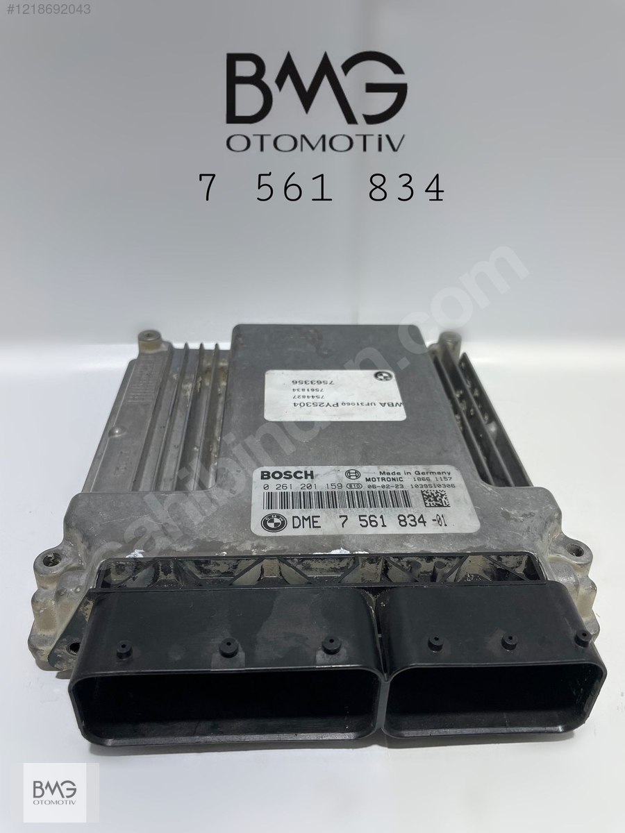 Otomobil Arazi Aracı Elektrik BMW E90 E91 MOTOR BEYNİ 7 561 834