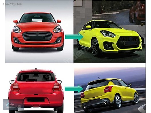 Otomobil Arazi Aracı Dış Aksesuar SUZUKI SWIFT 2018 BODY KIT