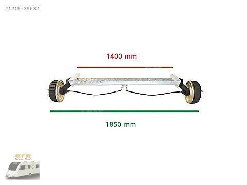 KARAVAN FRENLİ TORSİYON DİNGİL DEĞİŞİMİ KNOTT 1350 KG İlan ve