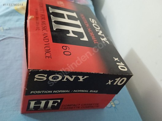 Sony Hf L K Adet Kaset Kutusu Bile A Lmam M Zik Kasetleri