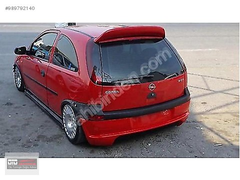 Otomobil Arazi Arac D Aksesuar Opel Corsa C Spoon Spoyler Ayni