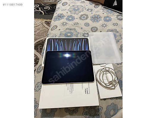 İpad pro 4 nesil m2 çipli sıfır ayarında 16 ay garantili Apple iPad