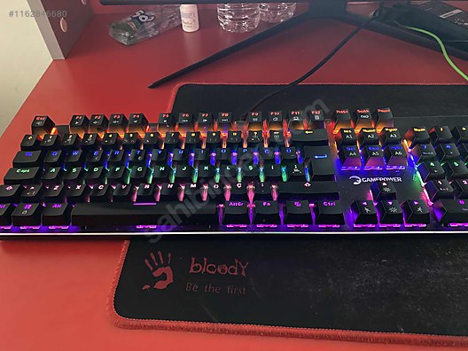 Gamepower OGRE RGB Kablolu Red Switch Mekanik Oyuncu Klavyesi Kablolu