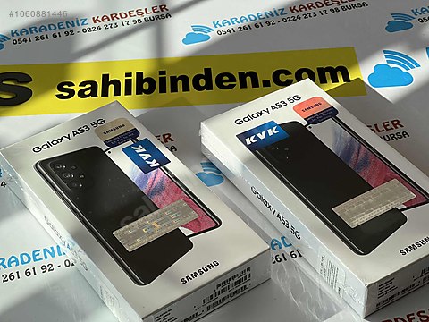 Samsung Galaxy A53 GALAXY A53 5G 128 GB SIFIR KAPALI KUTU 2 YIL