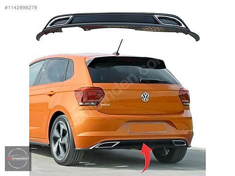 Vw Polo R Line Arka Tampon Spoyleri Mat Sonras G Lan