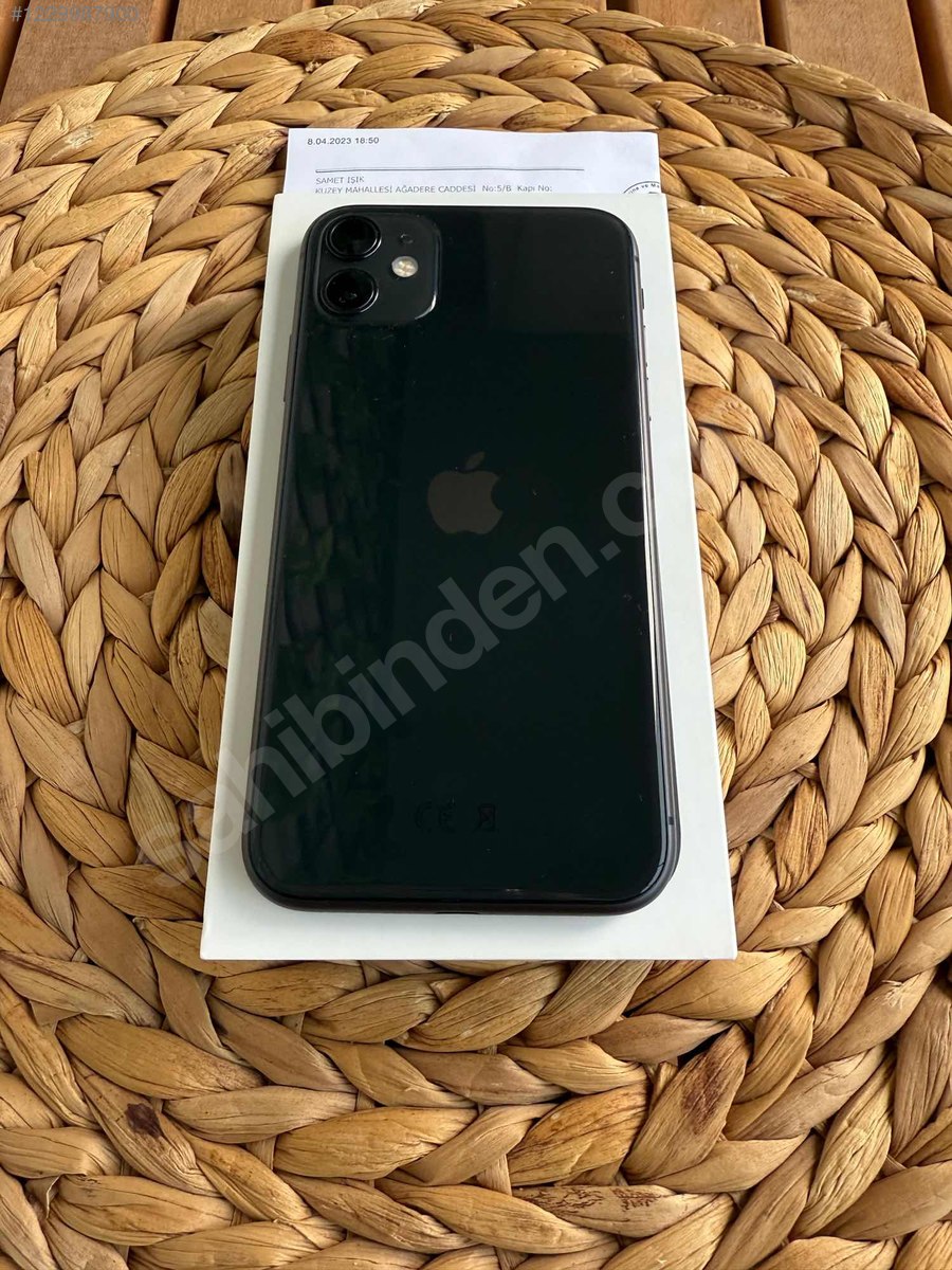 Apple iPhone 11 İphone 11 SİYAH 128 GB GARANTİLİ SIFIR GİBİ Takas