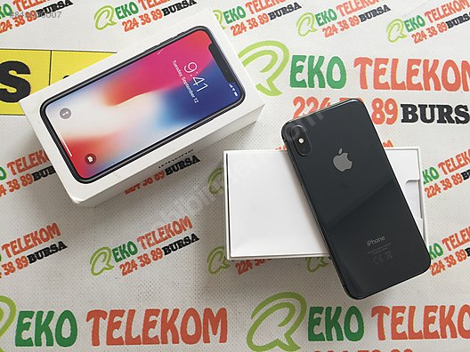 Apple Iphone X Kutu Faturali Sifir Gibi 64 Gb I Phone X Space Gray Eko Iletisim Sahibinden Comda 842000007
