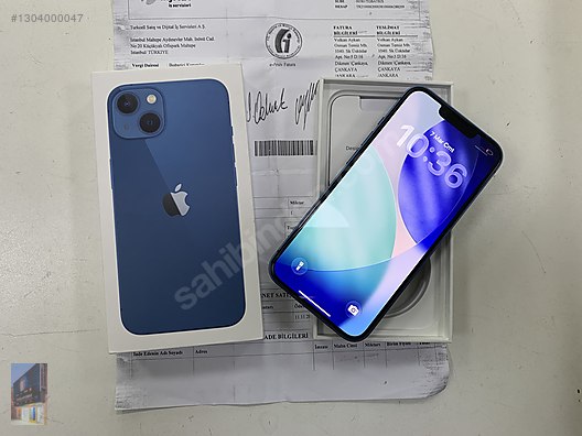 Apple / iPhone 13 / İPHONE 13 MAVİ RENK 128GB TEMİZ KUTULU