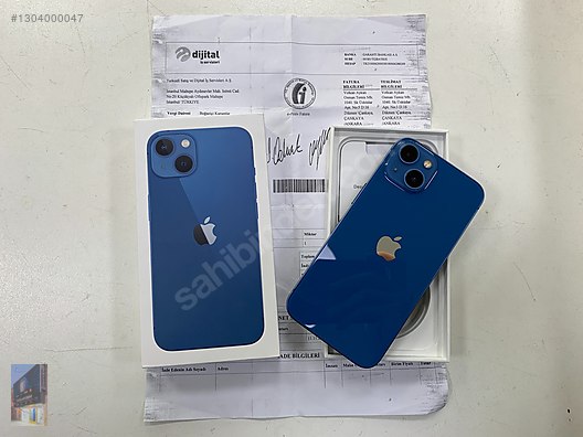Apple / iPhone 13 / İPHONE 13 MAVİ RENK 128GB TEMİZ KUTULU