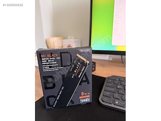 WD Black SN850X 8TB NVMe M.2 SSD - Sıfır / Kapalı Kutu sahibinden