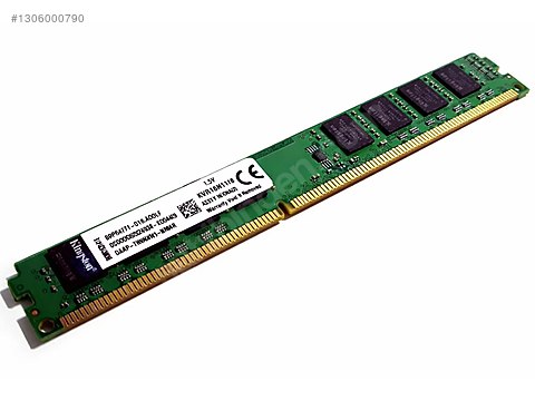 Kingston 8 GB 1600 MHz CL11 KVR16N11/8 DDR3 Ram sahibinden.comda