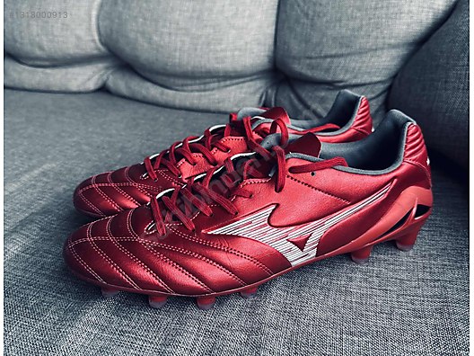MIZUNO ポロパン 赤 Çivili Kırmızı 42 Numara Mizuno Krampon & Ayakkabı - 1318000913