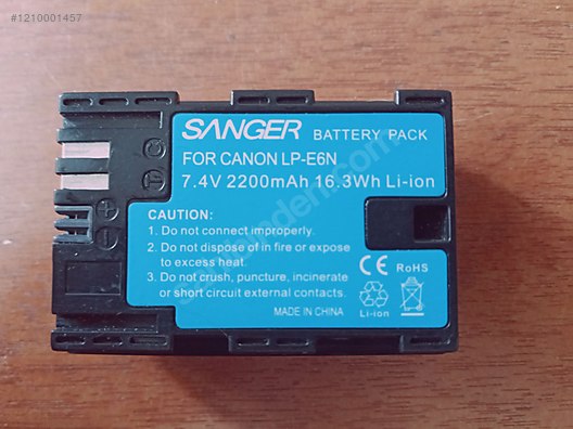 Canon lpe6 battery discount