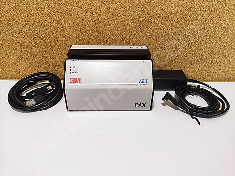 SORUNSUZ + 3M AIT PAX3 PV20 PASAPORT OKUYUCU + SERİAL PORT