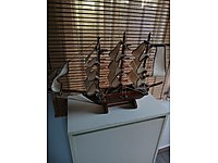 EL YAPIMI AHŞAP YELKENLİ