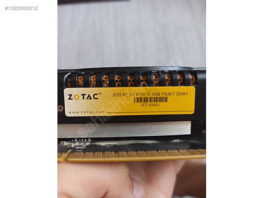 GTX 550 Tİ 1GB 192 BİT DDR5 EKRAN KARTI sahibinden.comda - 1322002012