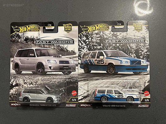 Hot Wheels Premium Fast Wagons Subaru Forester Sti Volvo 850 at