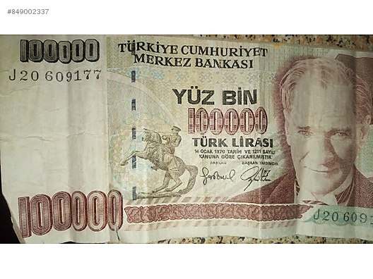 4 adet 100 tl eski 100 tl eski 100 milyon koleksiyonluk yerli kagit paralar sahibinden com da 849002337
