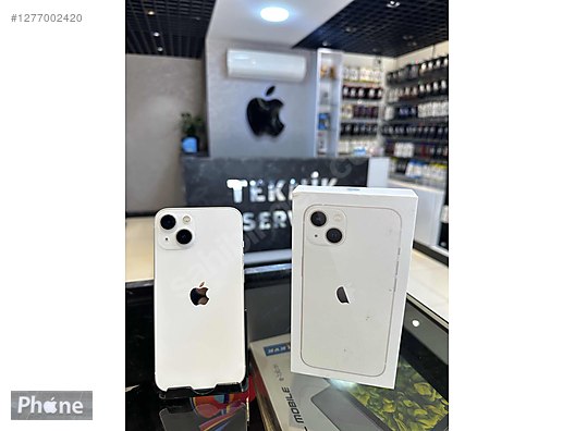 Resim Apple iPhone 13 İkinci El TR | 128 GB | Beyaz İkinci El İPHONE 13 128 BEYAZ 2 AY GARANTİLİ TERTEMİZ PHONEGSM
