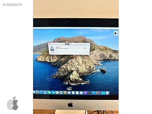 Apple / İMAC 21.5 i5 2.7 GHZ 8 GB 1600 MHZ RAM 1 TB HDD (LATE 2012