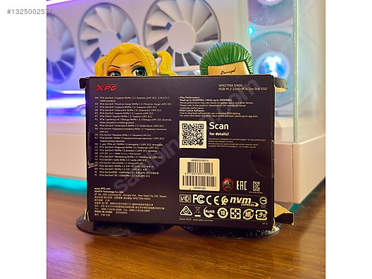 XPG Spectrix S40G 512GB RGB M.2 NVMe SSD sahibinden.comda - 1325002571
