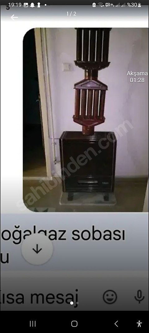 Eca Döküm Fanlı Doğalgaz sobası