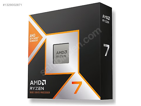 AMD Ryzen 7 9800X3D Sekiz Çekirdek 4.7 GHz sahibinden.comda