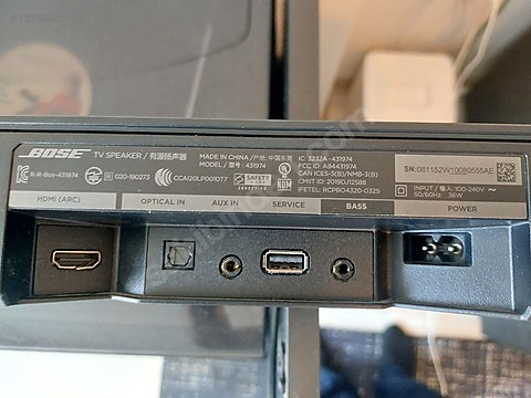 BOSE TV SPEAKER KARGO DAHİL on sahibinden.com - 1315002903