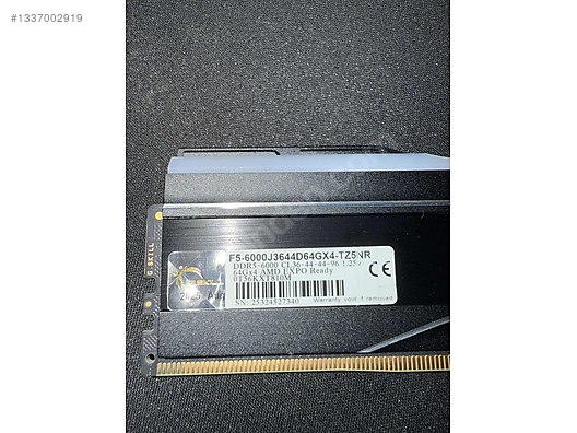 G.SKILL Trident Z5 Neo RGB 256GB 6000MHz CL36 4x64GB sahibinden