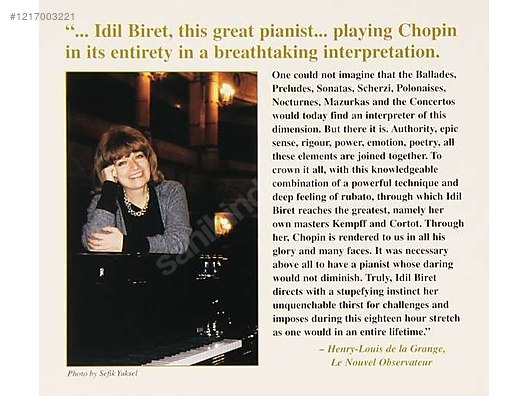 クラシック Idil Biret Chopin Edition 15CDs クラシック Idil