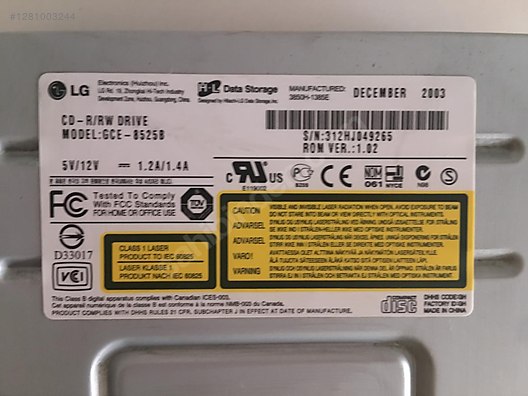 LG MULTI REWRITABLE ÖZELLİKLİ DVD YAZICI OKUYUCU - DVD Sürücü / Yazıcı ve Tüm Masaüstü Bilgisayar Donanımları sahibinden.com'da