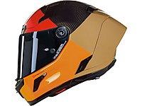 Nolan X804 RS Blocco Karbon Kapalı Kask Gümüş Camlı (349) M #1284003249