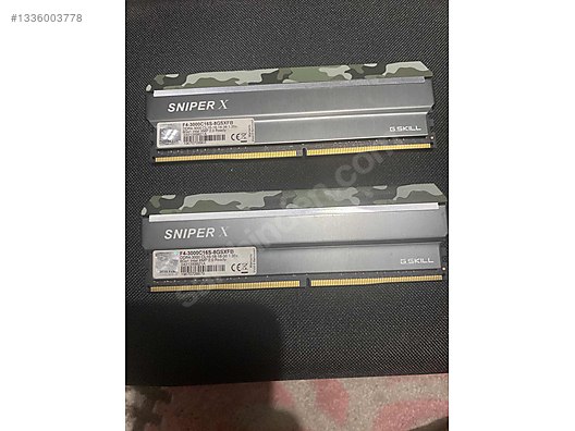 G.Skill Sniper X 16GB (2x8GB) DDR4 3000MHz CL16 Dual Kit RAM