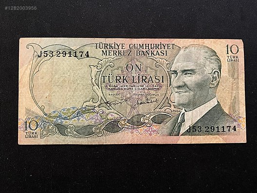 İkinci El ve Sıfır Alışveriş / Koleksiyon / Para & Madalya / Yerli / Kağıt Paralar / Cumhuriyet Dönemi