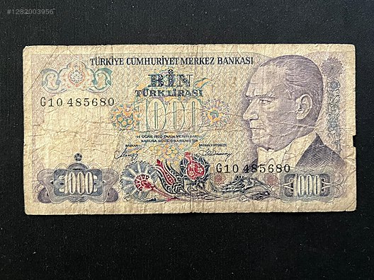 İkinci El ve Sıfır Alışveriş / Koleksiyon / Para & Madalya / Yerli / Kağıt Paralar / Cumhuriyet Dönemi